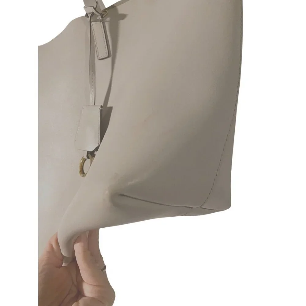 Anya Hindmarch Ebury Shopper II Eyes Leather Tote Steam Gray Circus Googly Eyes - Picture 9 of 16